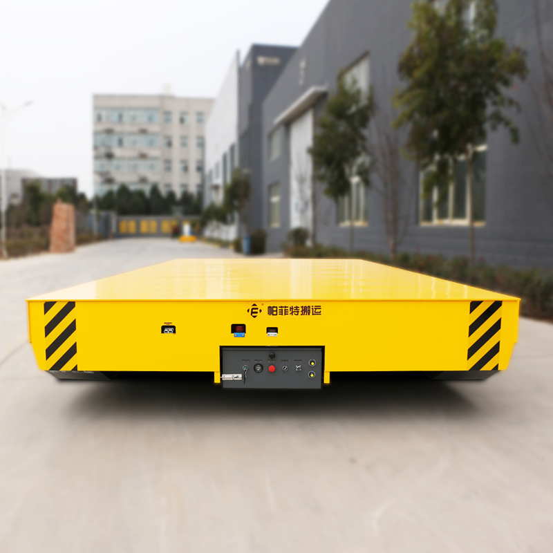 电动轨道车 平板地轨搬运机器人的高效转运方案